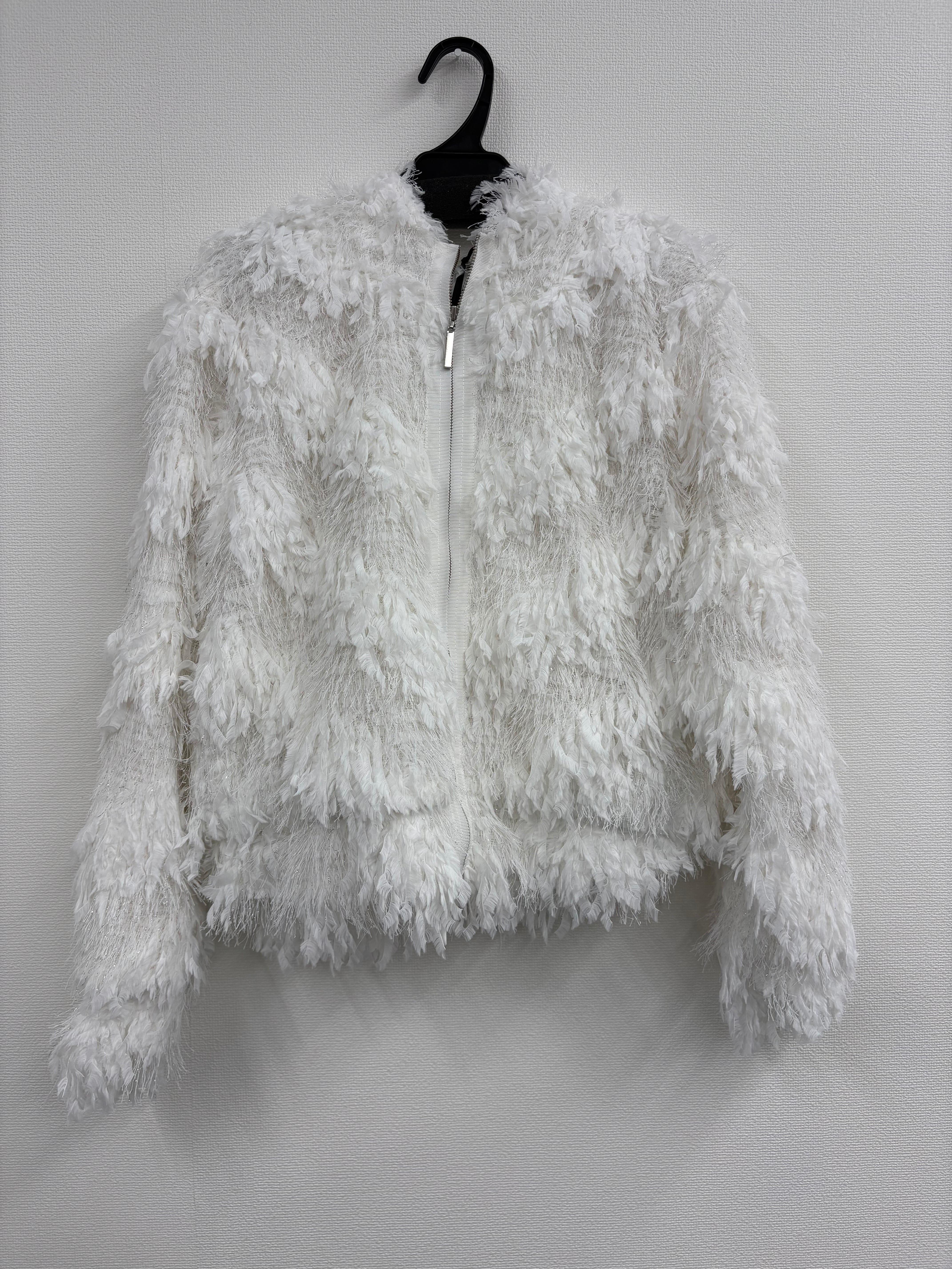 adonisis レースセーター　 ホワイトフラワー　新品未使用✨ Adonisis】250321_フラワークロシェモチーフニットカーディガン