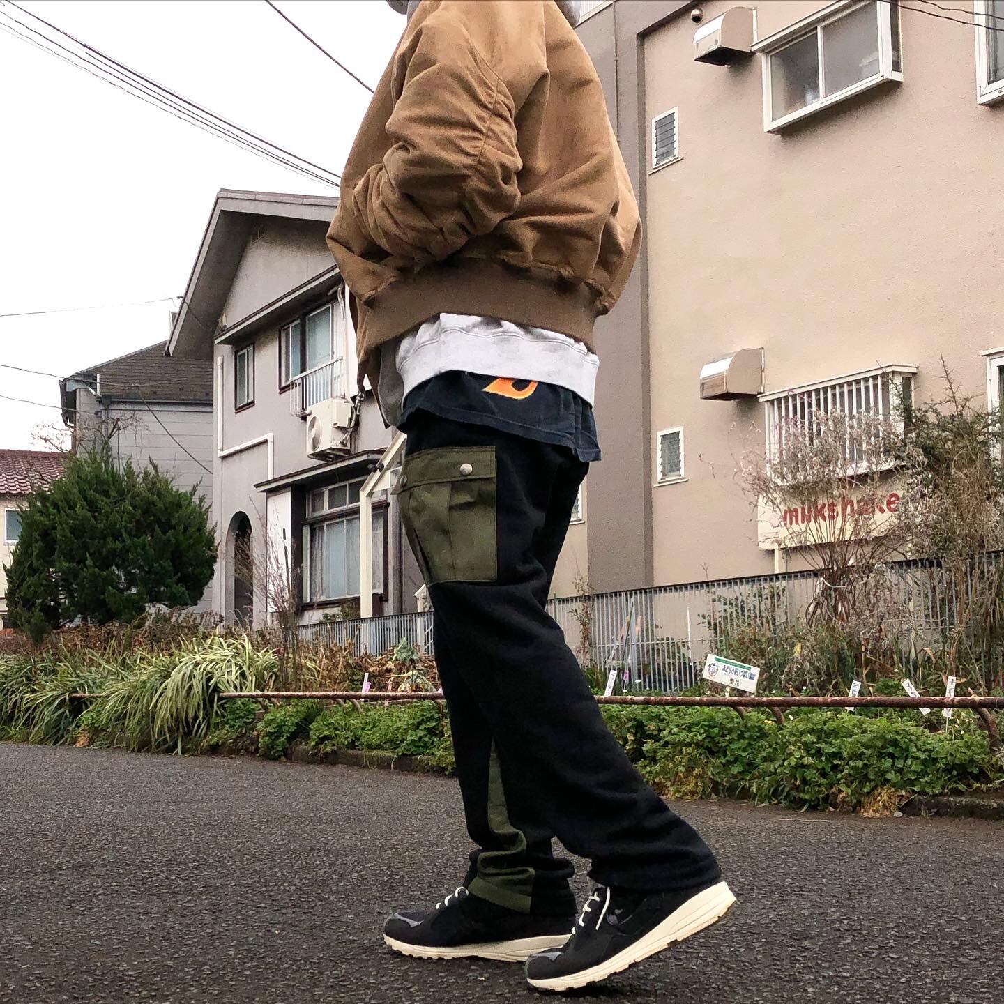 【完売品】military sweat cargo pants