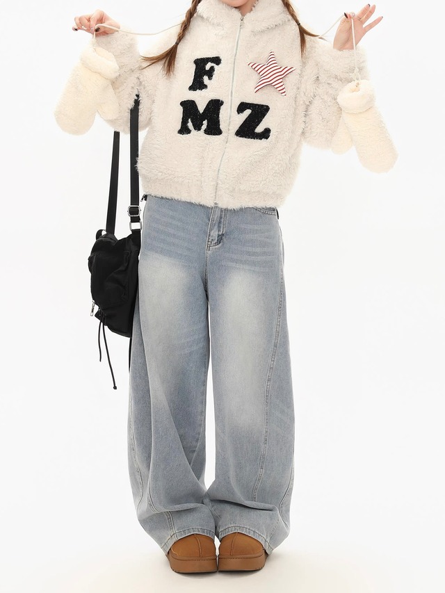 ボアロゴジップアップジャケット.1922