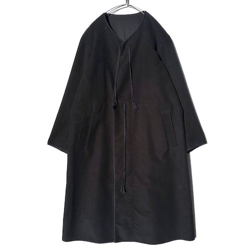 ALVISTA LW liner coat organic cotton x silk brushed smooth cloth