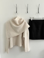 【新作5%OFF・3日間】Cape& Knit Set-up_3colors