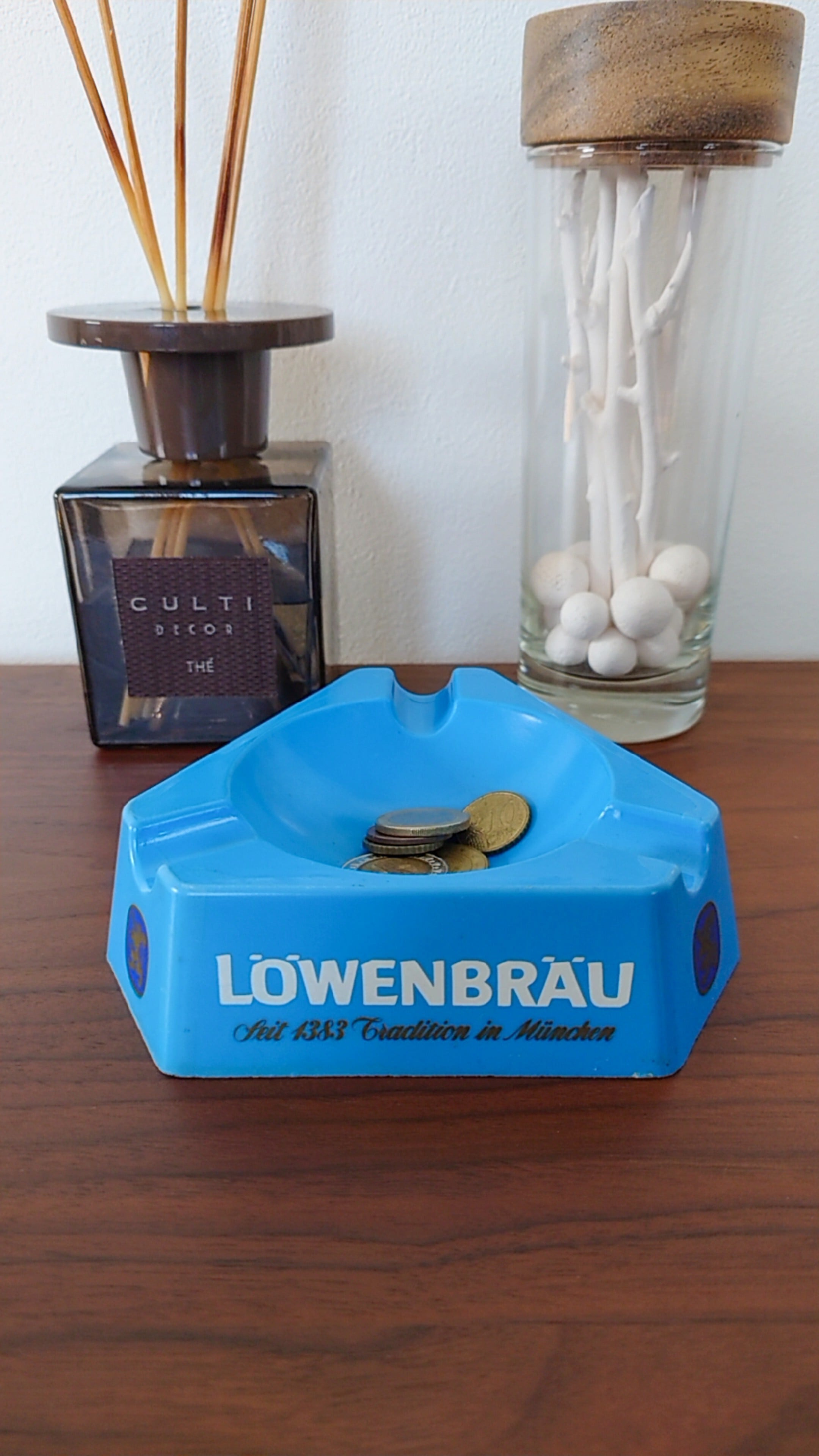 1990s】Löwenbräu レーベンブロイ プラスチック アッシュトレイ《灰皿