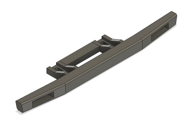 JS0001 WPL JAPANスズキジムニーC74用フロントバンパー type-1