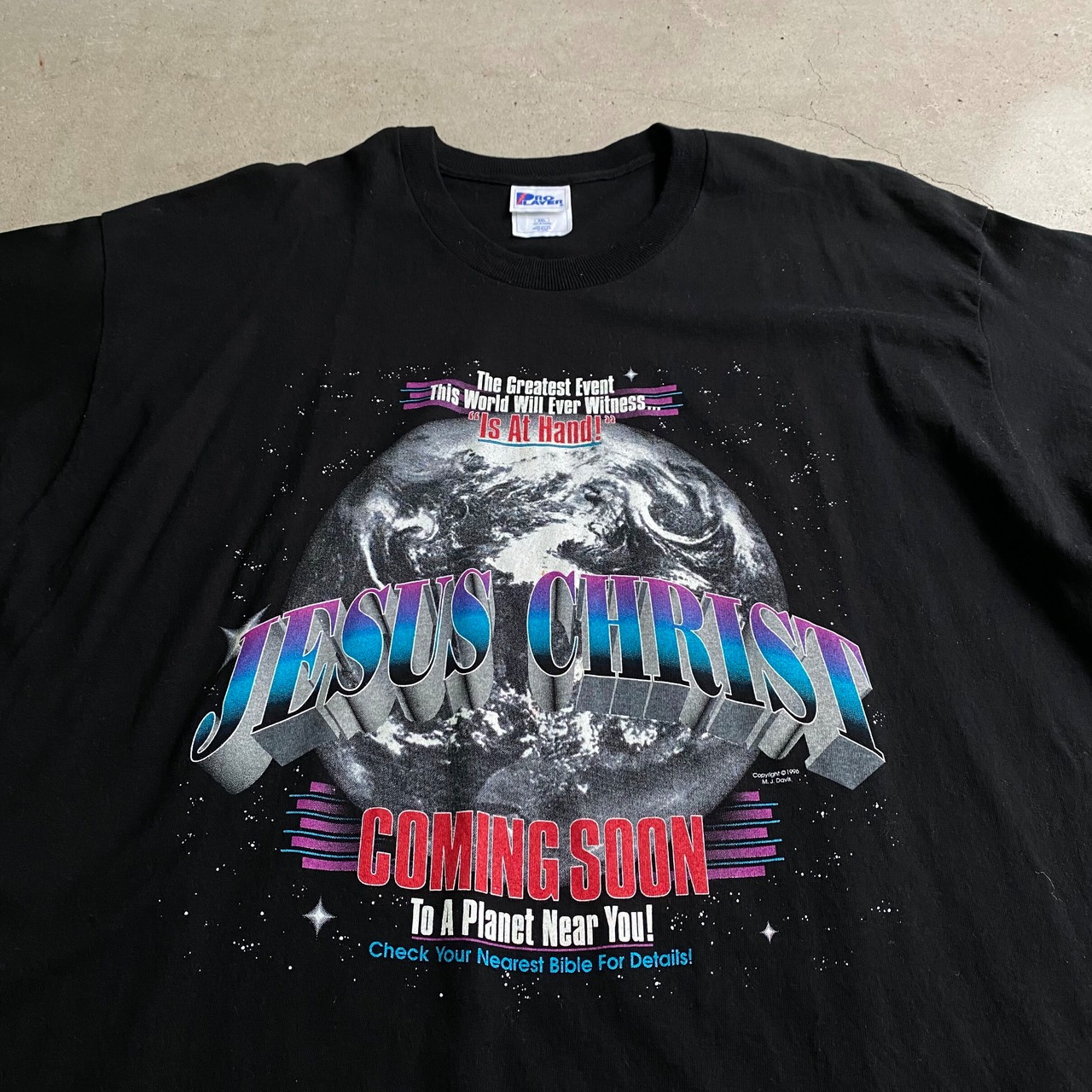 ビッグサイズ USA製 90年代 ”JESUS CHRIST” ジーザス キリスト ”Is At 