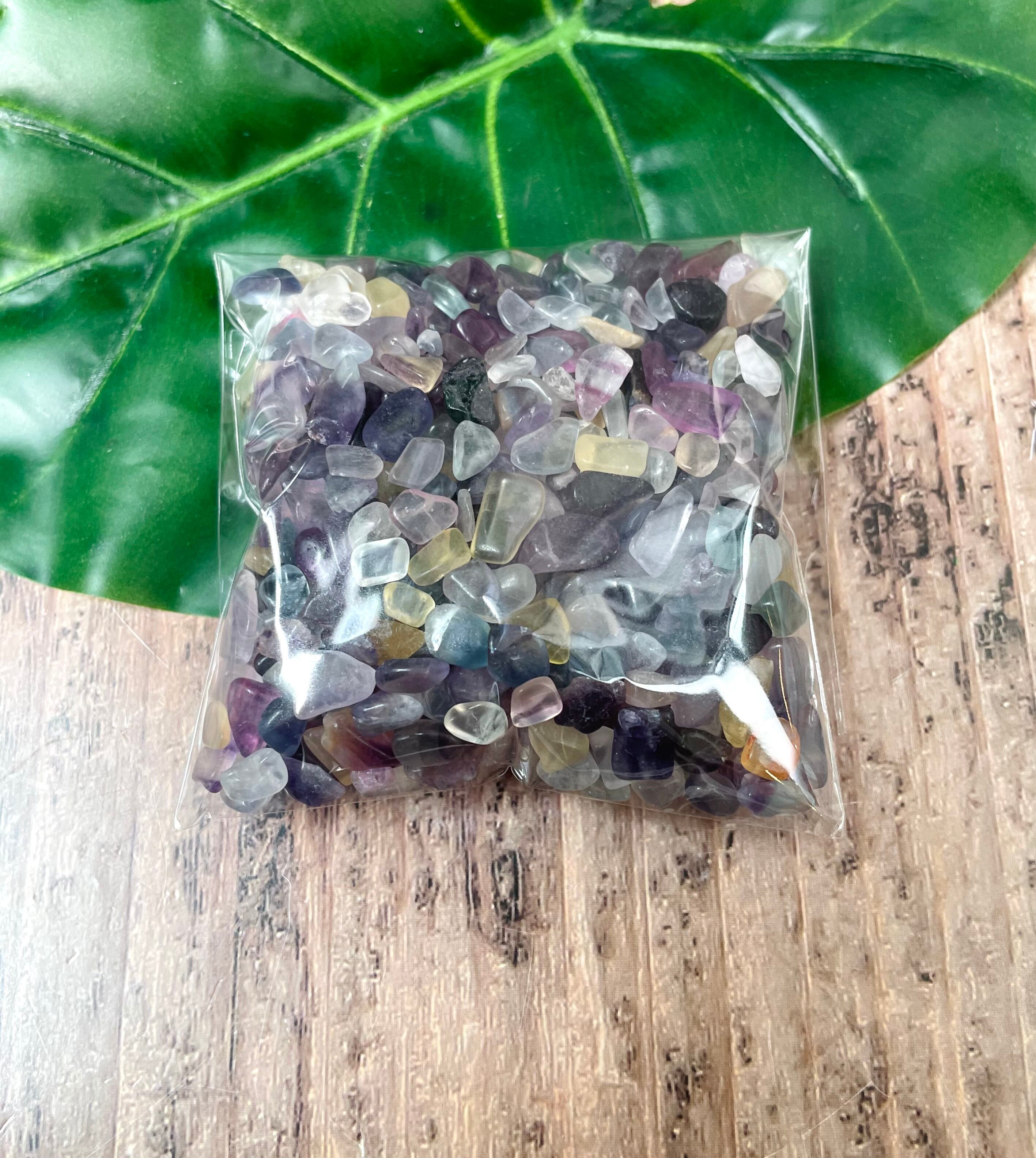 ☆特選一石☆天才の石♢100g【ハイクォリティフローライトさざれ