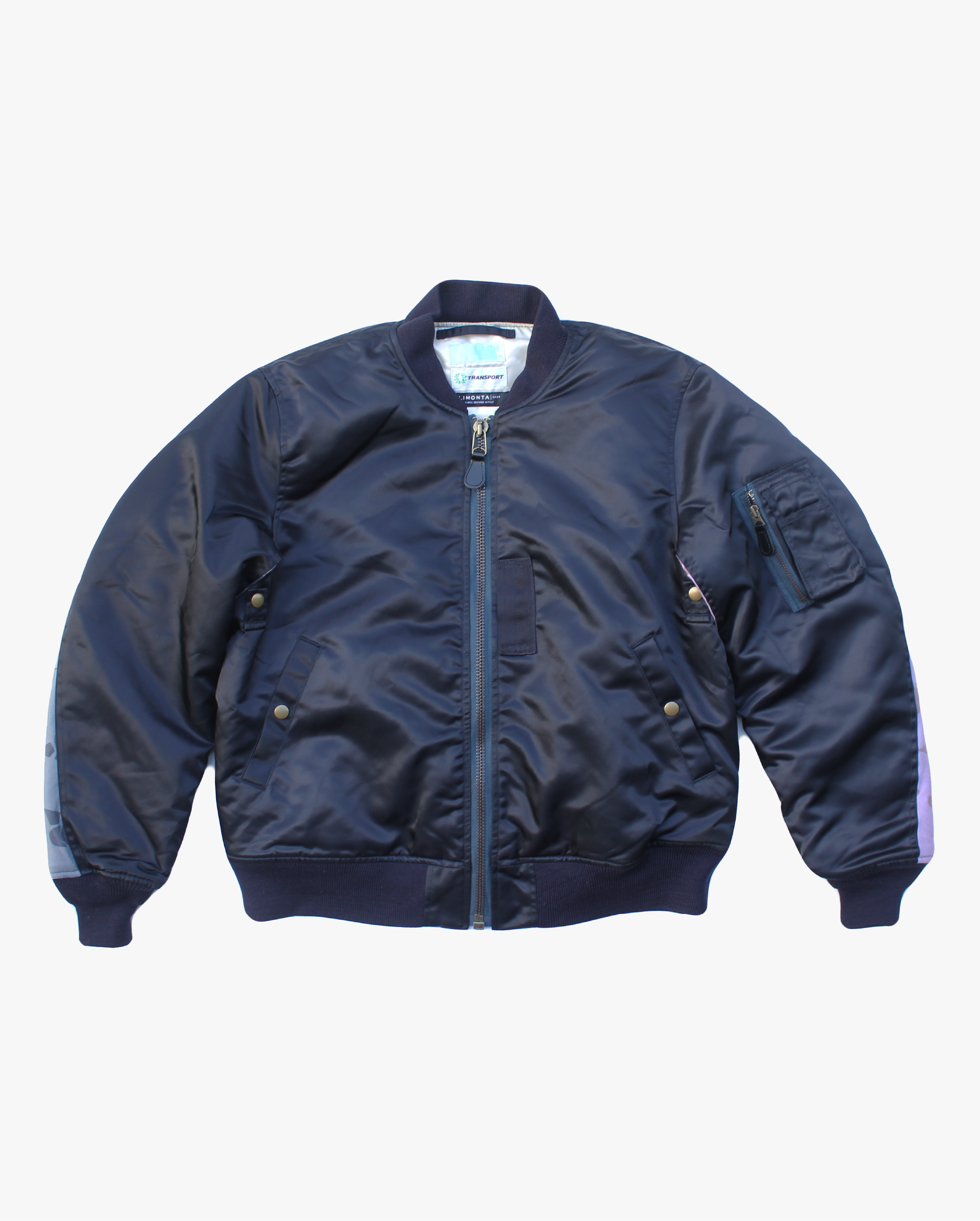 EACHTIME. × TRANSPORT × MHAK MA-1 NAVY（EXCLUSIVE COLOR