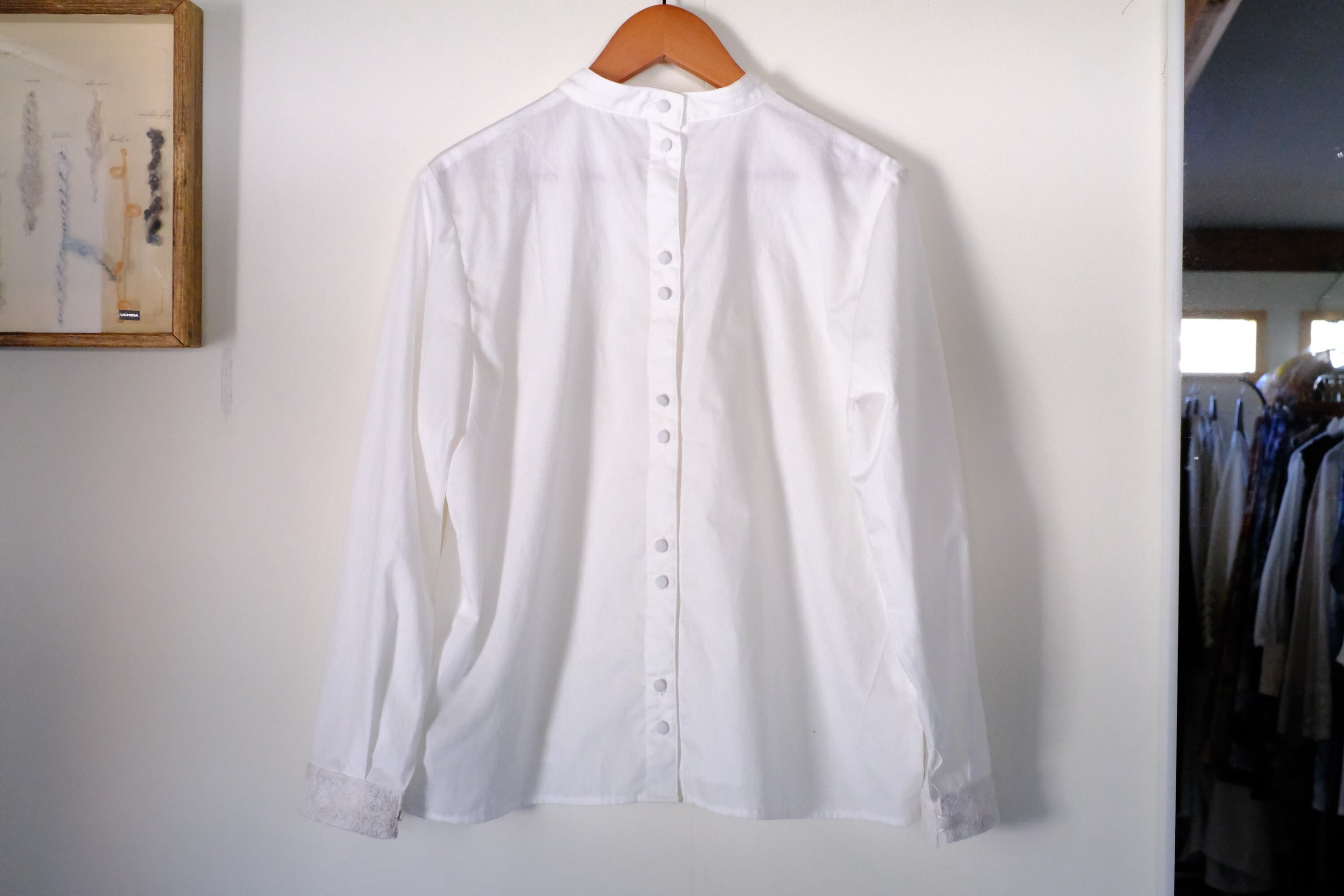 バックボタンブラウス CL-159