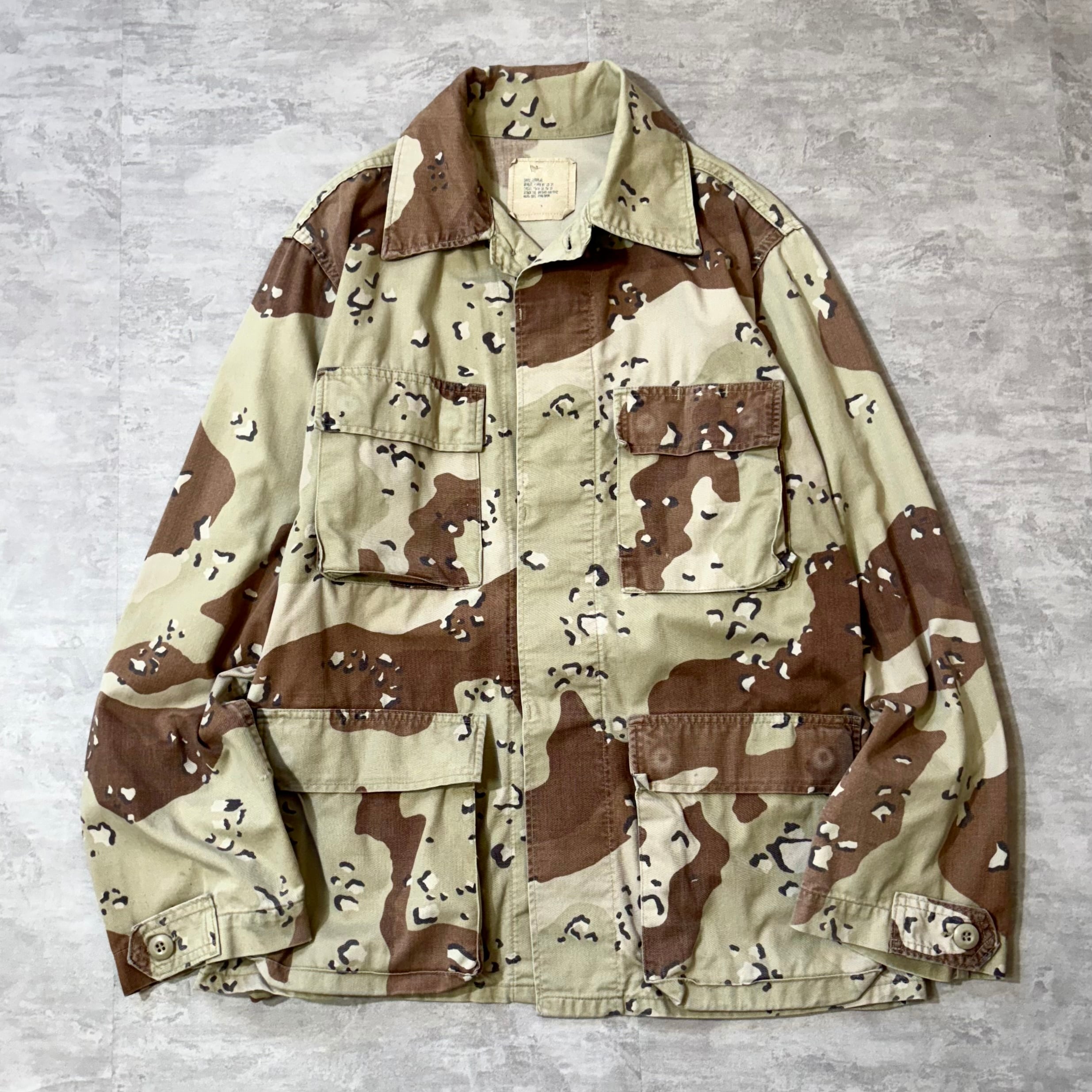 90s USMC デザートカモ BDUジャケット チョコチップ 米軍実物 | online