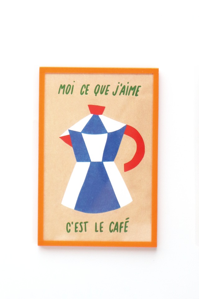 【直輸入】アパルトマンのように飾るアートボード - LE CAFÉ コーヒー