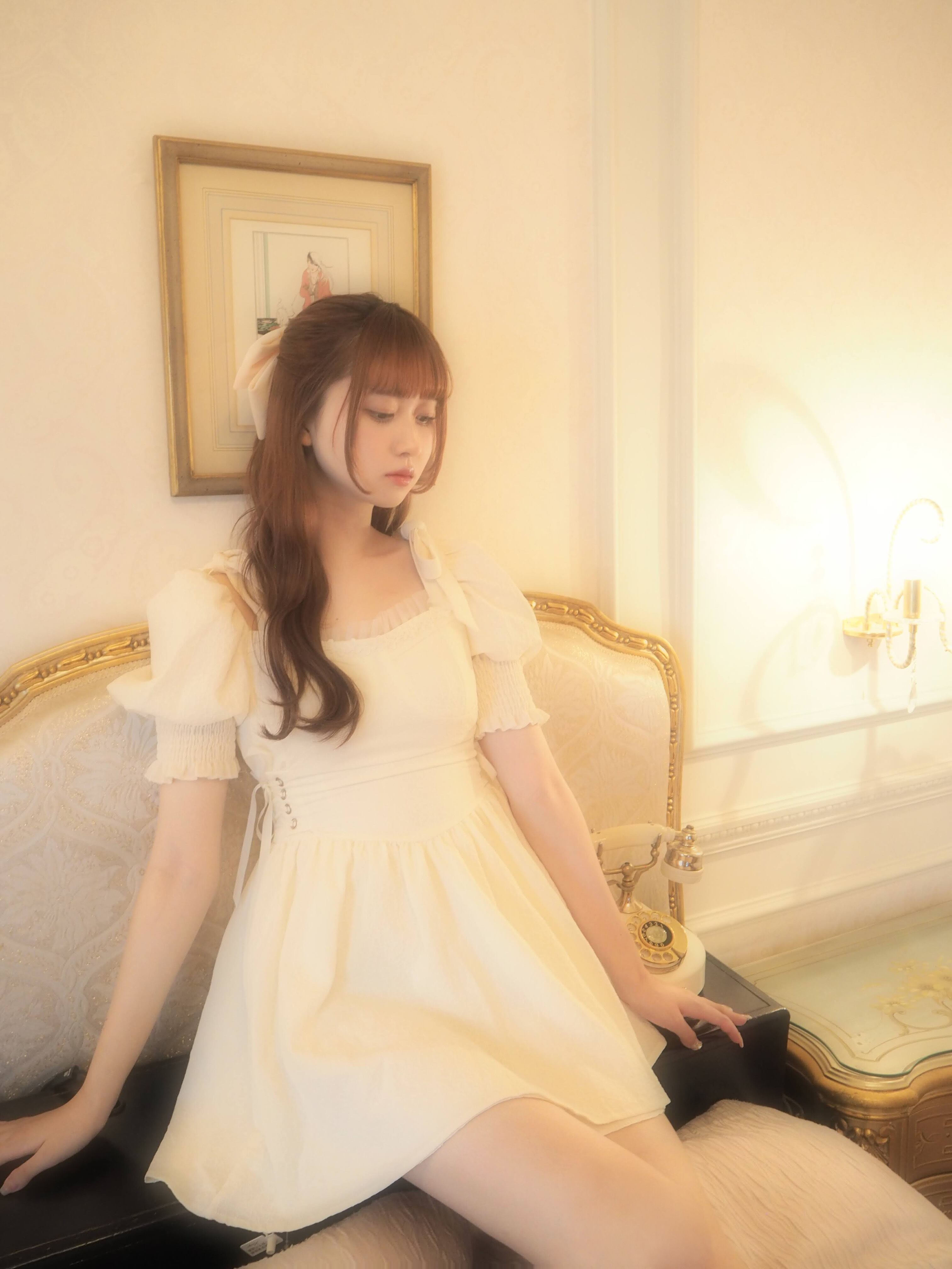 【Renonqle】princess silhouette onepiece