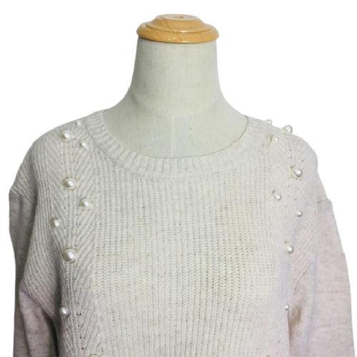 ラメ感とお花が可愛い、すっきりニット♥ギャラリービスコンティ2