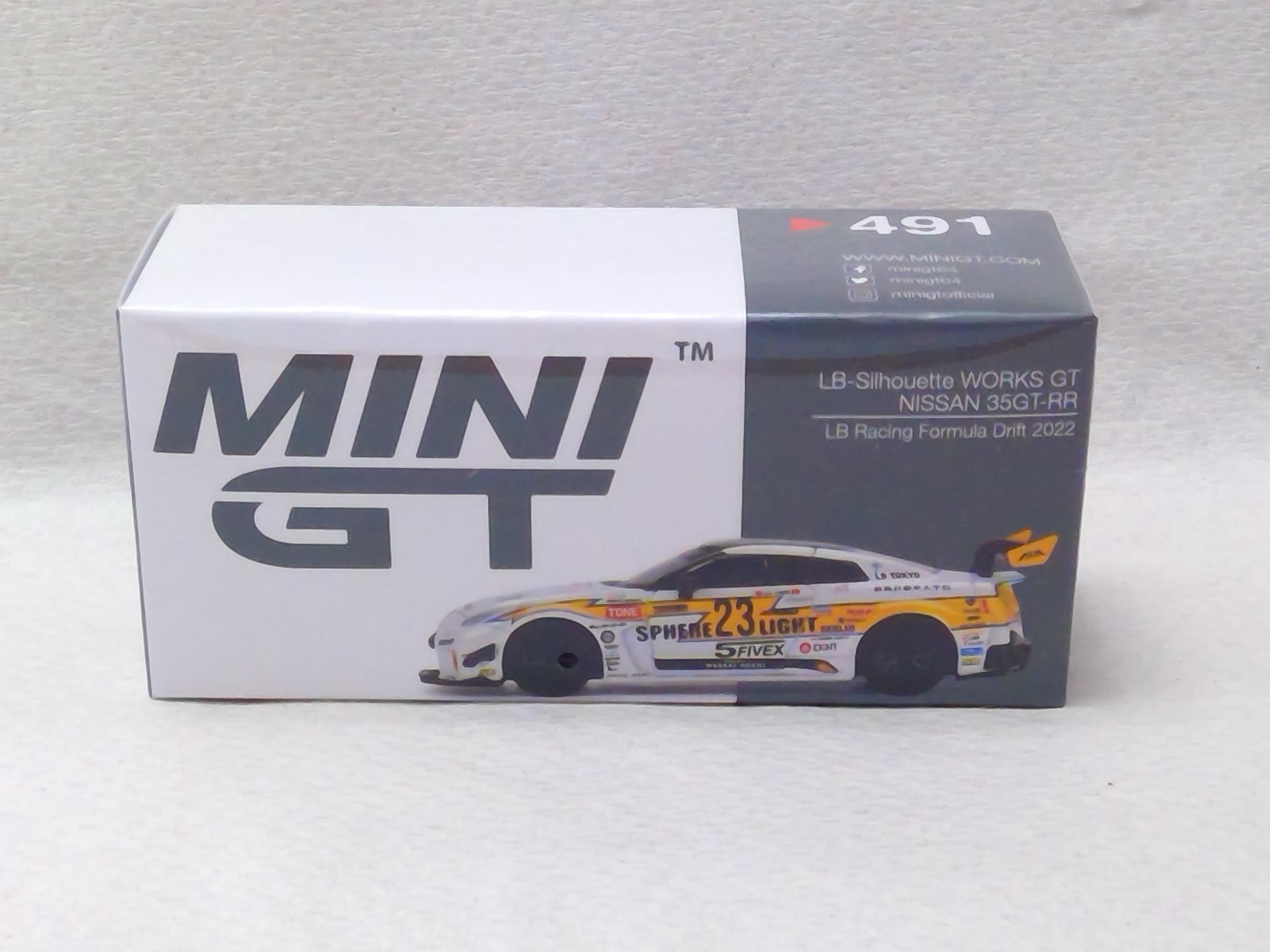 ミニカー 491 LB-Silhouette WORKS GT Nissan 36GT-R MINI GT ?491 LB-Silhouette WORKS GT NISSAN 35GT-RR LB Racing