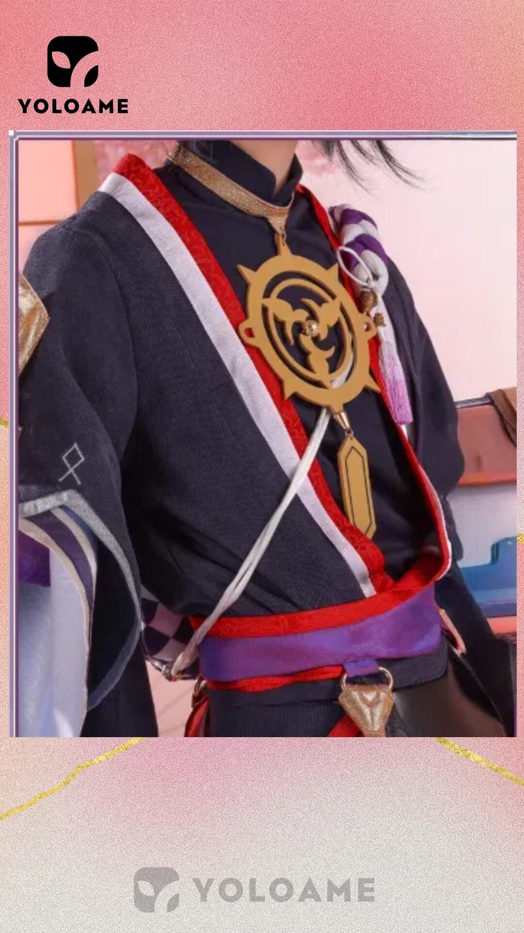 三分妄想 原神 放浪者 スカラマシュ コスプレ衣装 ファデュイ執行官