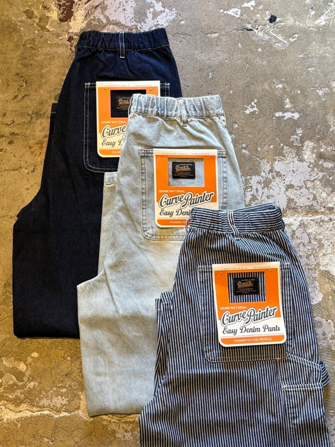 Power to the peple / Painter pants / ペインターパンツ / ワイドシルェット / バギーシルエット - 6