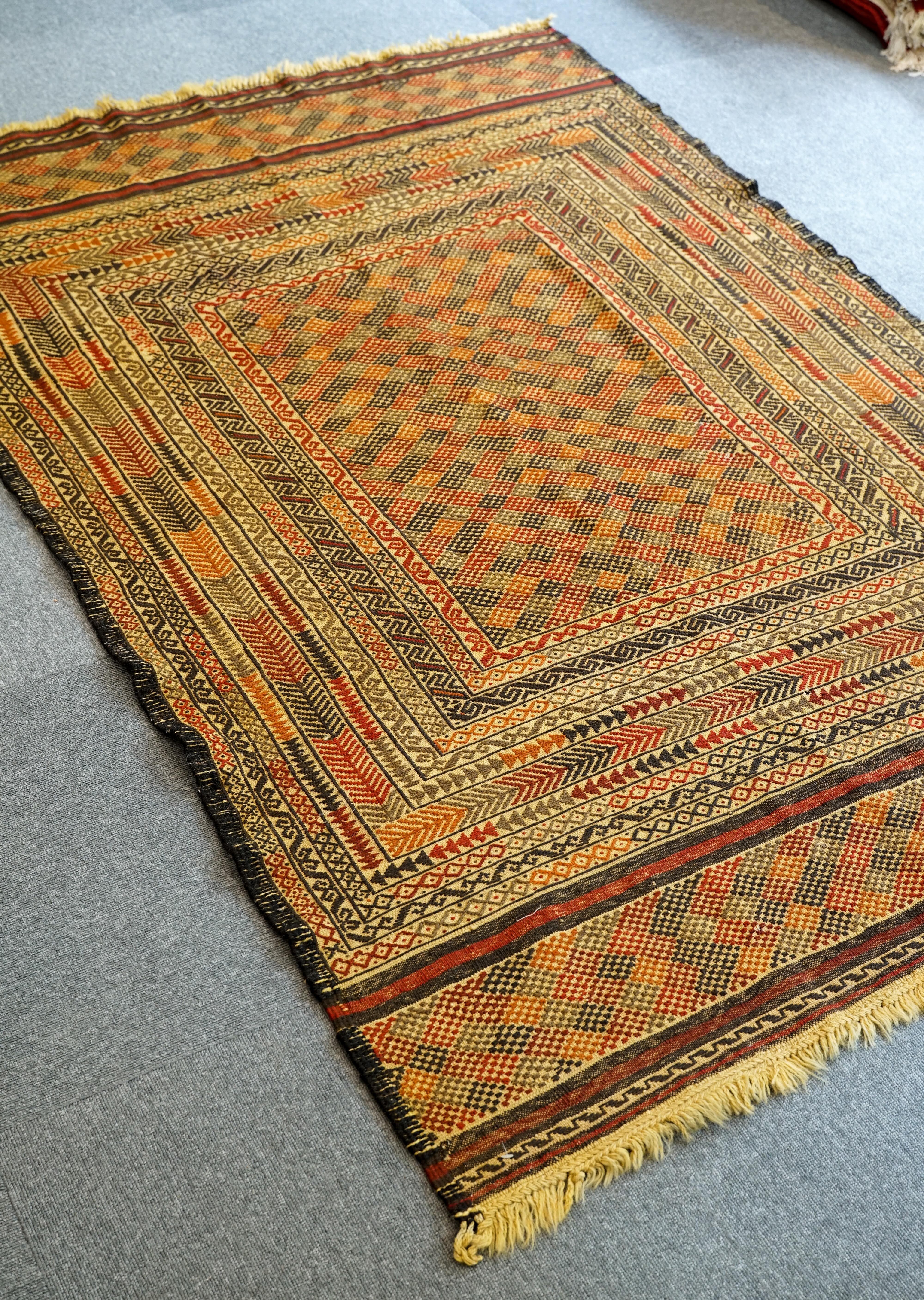 全品送料無料】 アフガニスタン 手織り絨毯 size:115cmx76cm 1910.hu