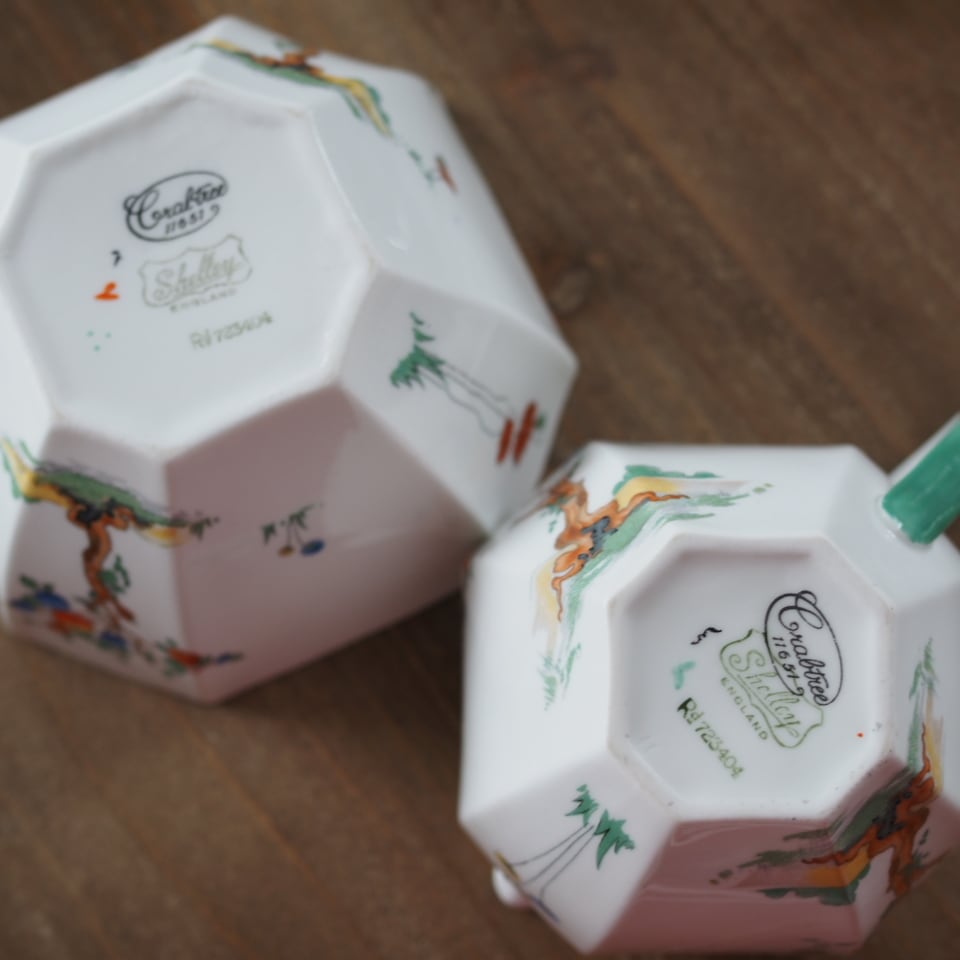 美品】シェリーShelleyクイーンアン クラブツリー クリーマー