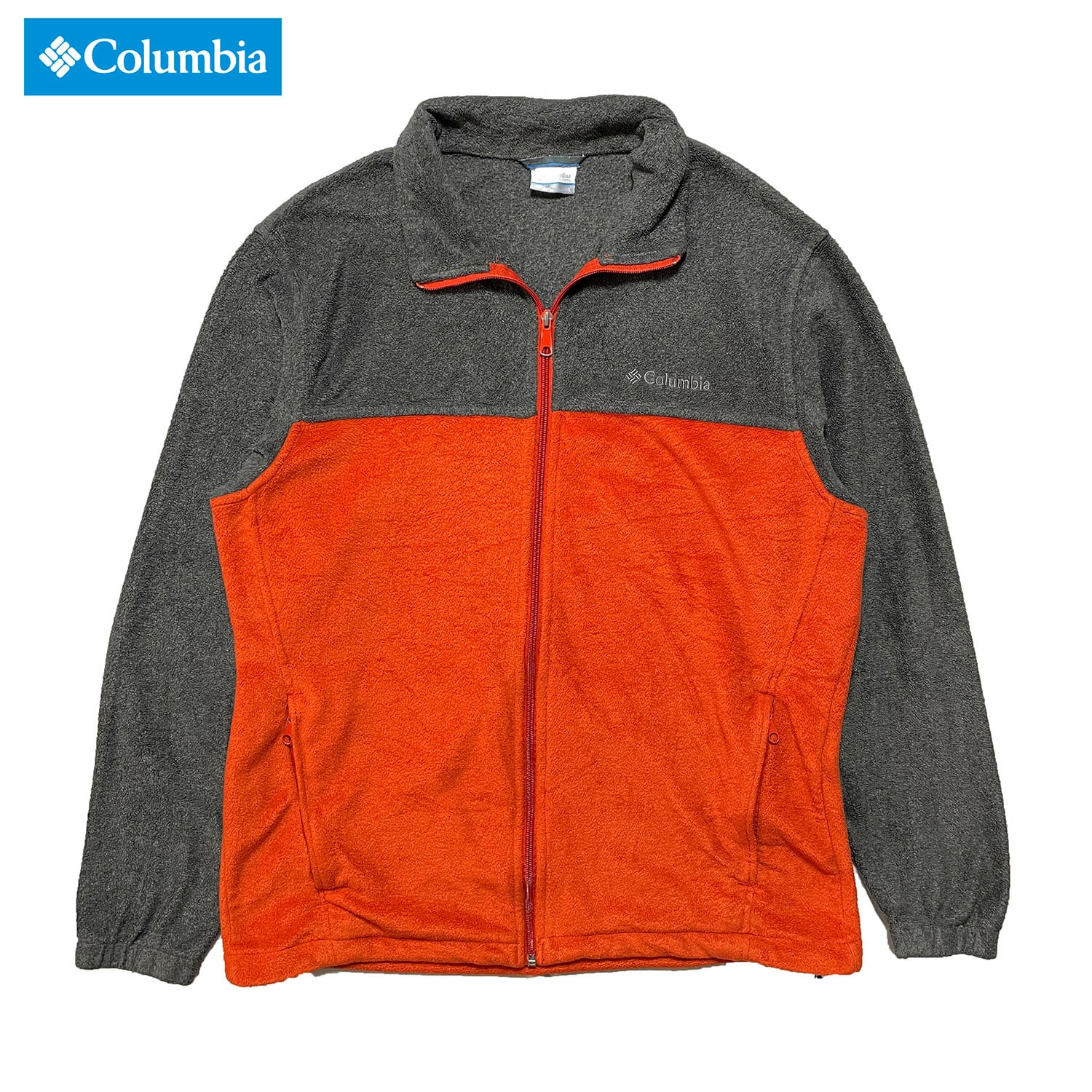 USA 古着 Columbia コロンビア ポリエステル フリースジャケット 