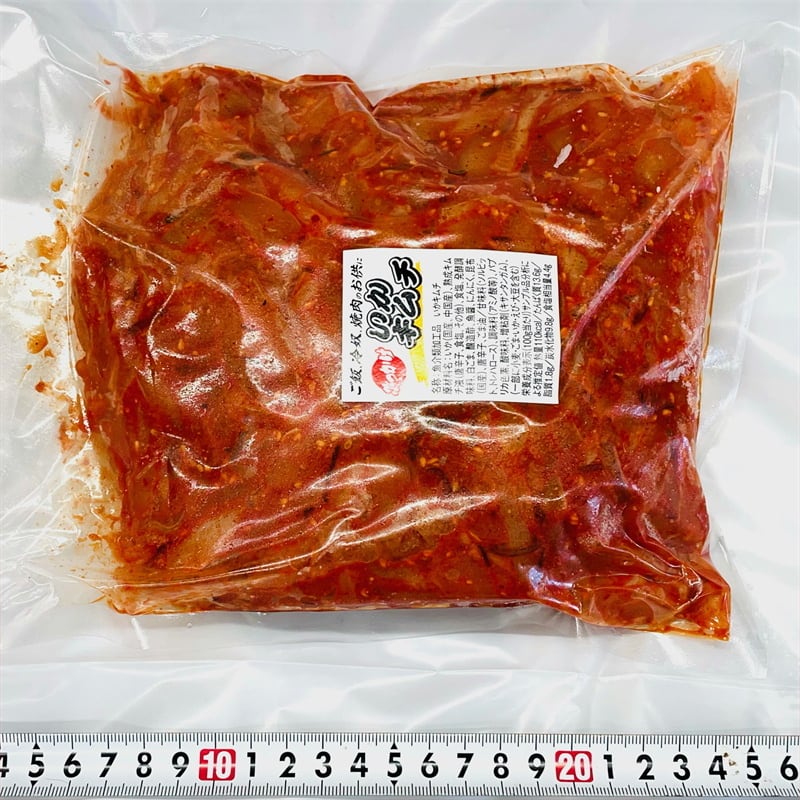 いかキムチ 業務用 4kg【 海鮮珍味 ・ 酒の肴 】ご飯、やっこ、焼き肉のお供に【冷凍便】 うまいもの市場