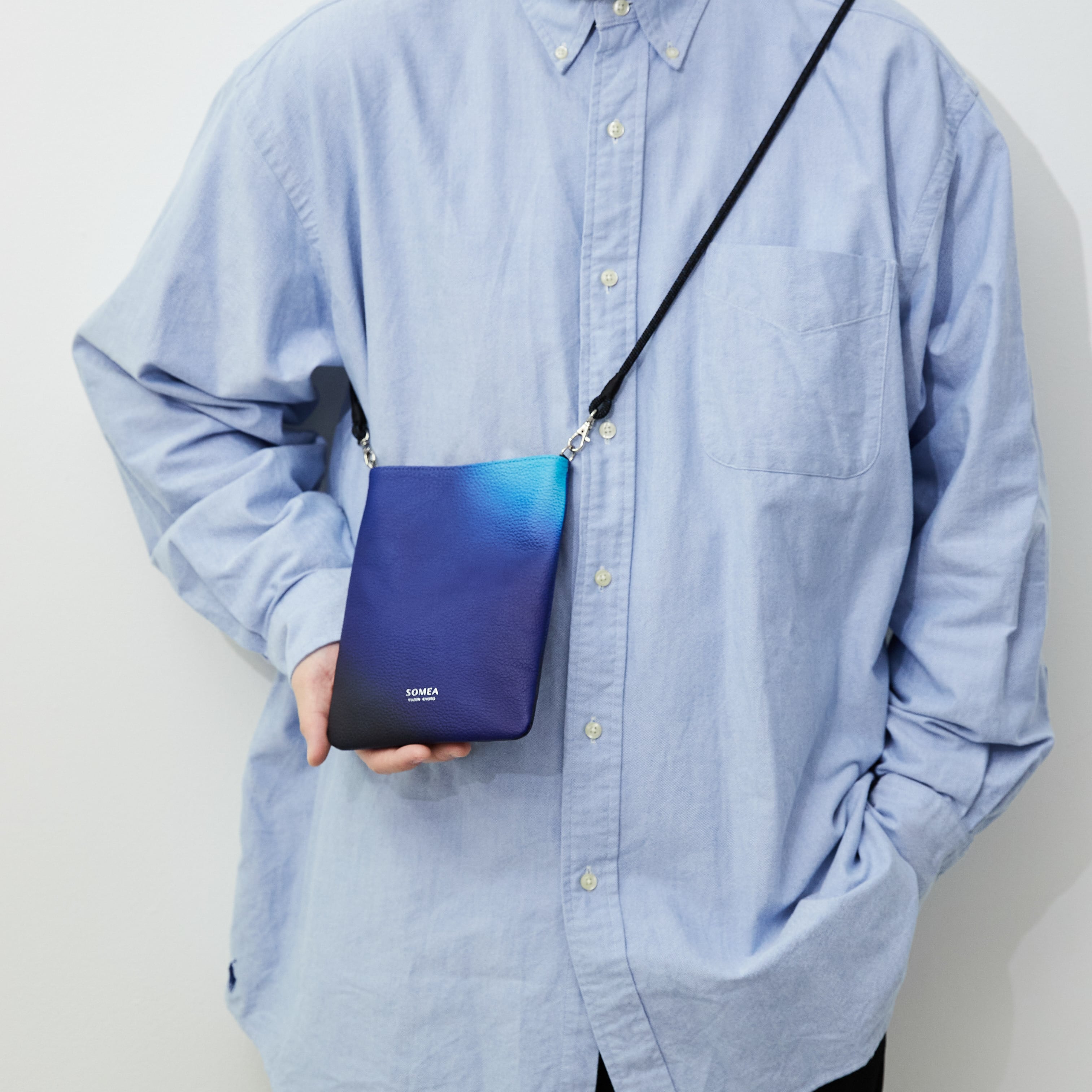 SOMEA brume タンゴブルー サコッシュ | 池内友禅