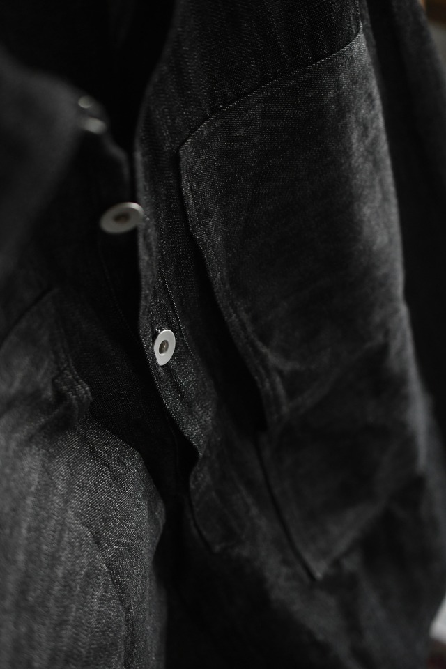 FOUNDOUR / DENIM PULLOVER (BLACK)
