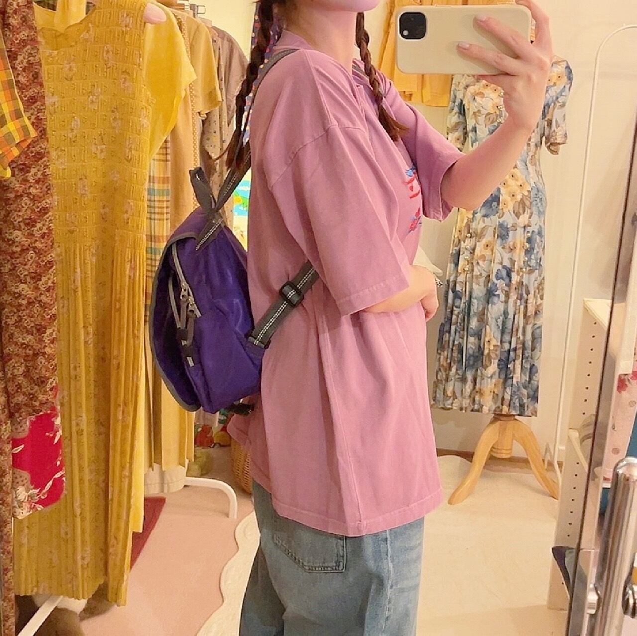 ellesse / purple mini backpack