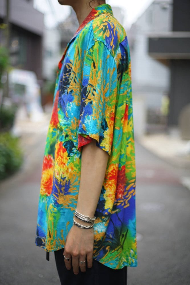 Jams World [Jams World] Vintage Rayon Hawaiian Shirt [1990s