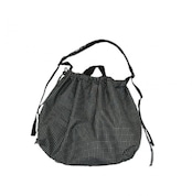 〈 MOUN TEN. 24SS 〉 drawcord gym bag "ジムバッグ" / black