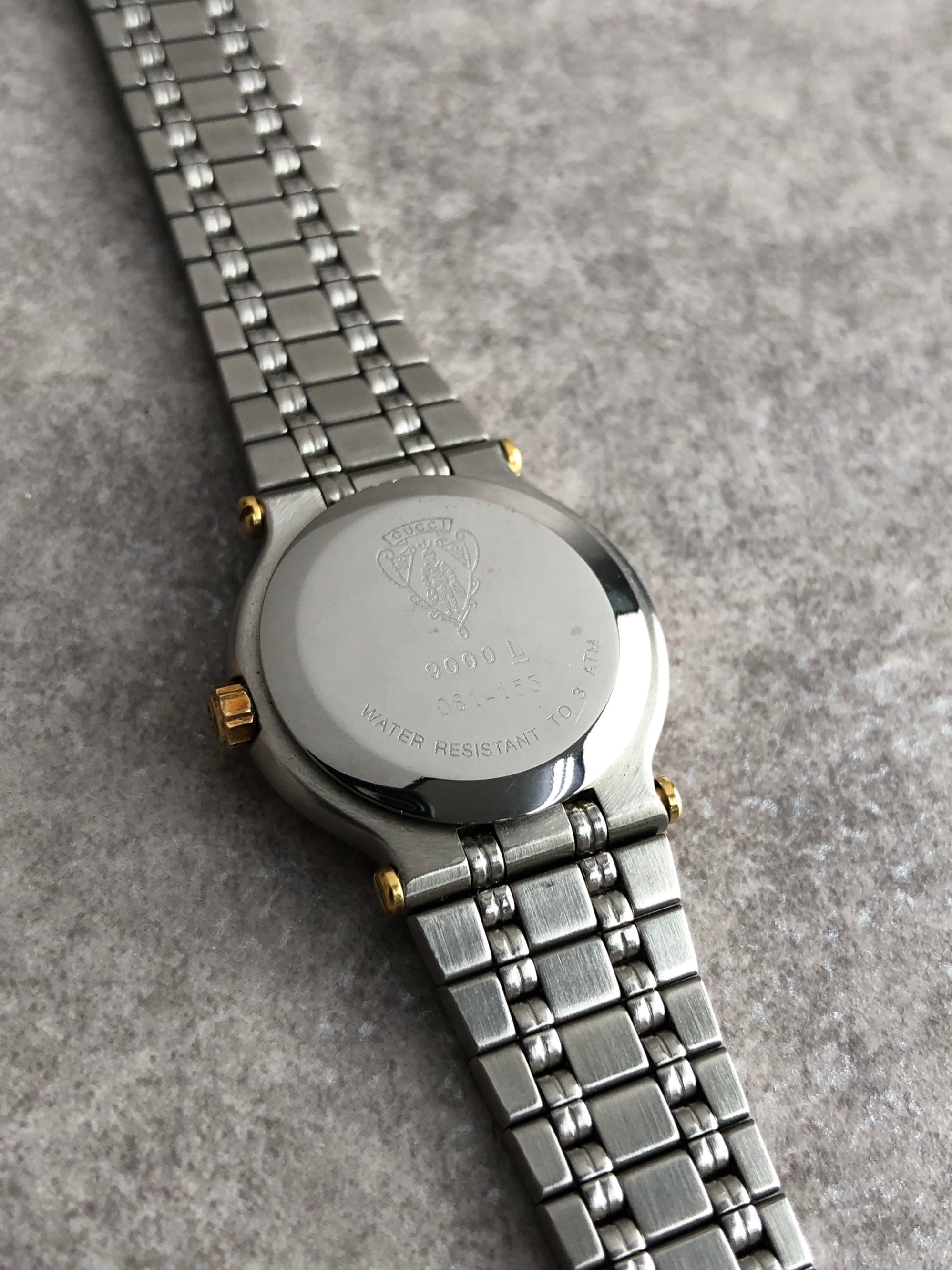 GUCCI グッチ 腕時計 ゴールド×シルバー ステンレススチール 9000L