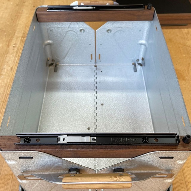 【送料無料】スノーピーク シェルフコンテナ50タイプ専用カスタム スライド式天板 バタフライ