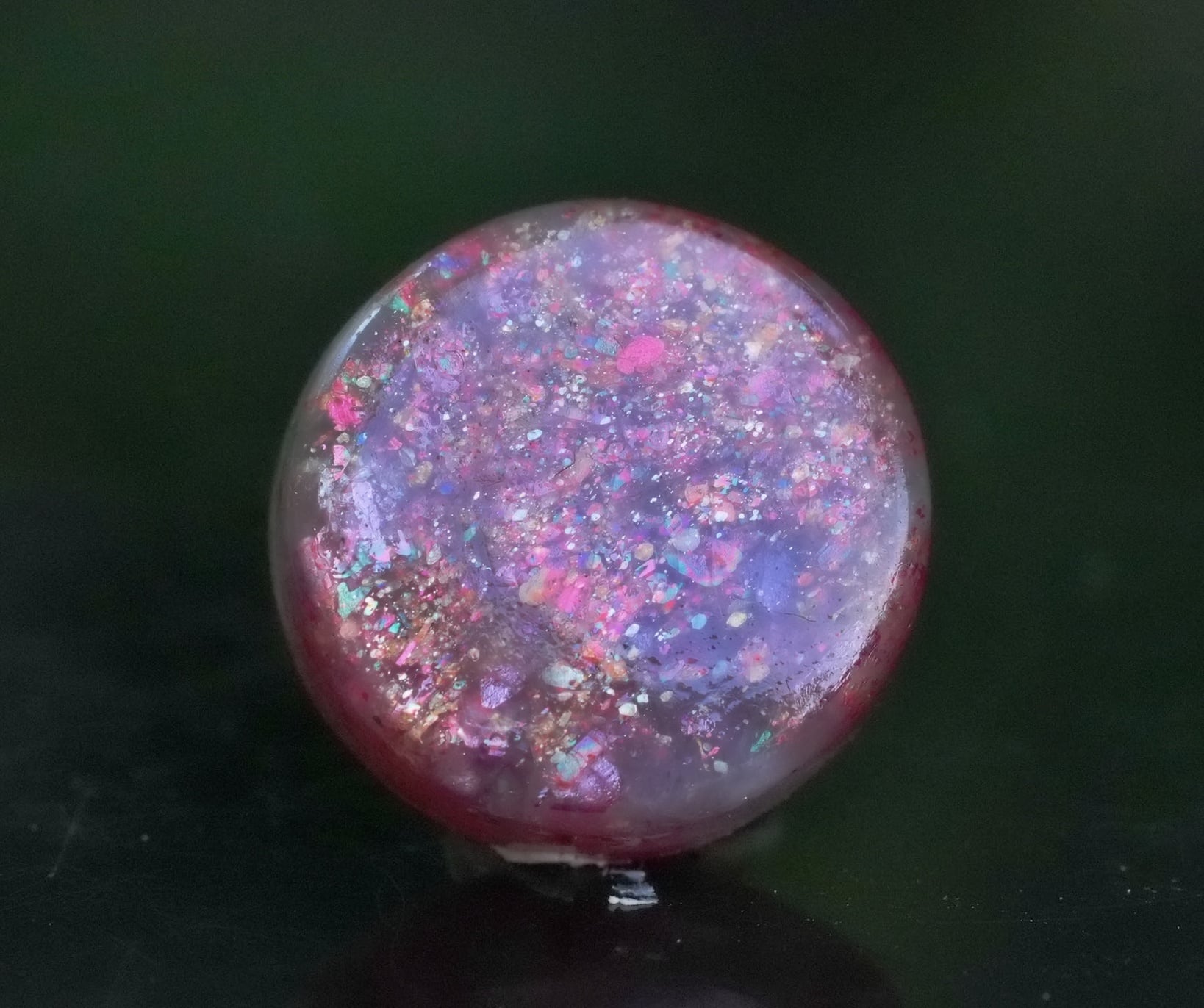 ピンク★ブラットショットアイオライトサンストーン 21×14mm 煌めき 12ct s1658