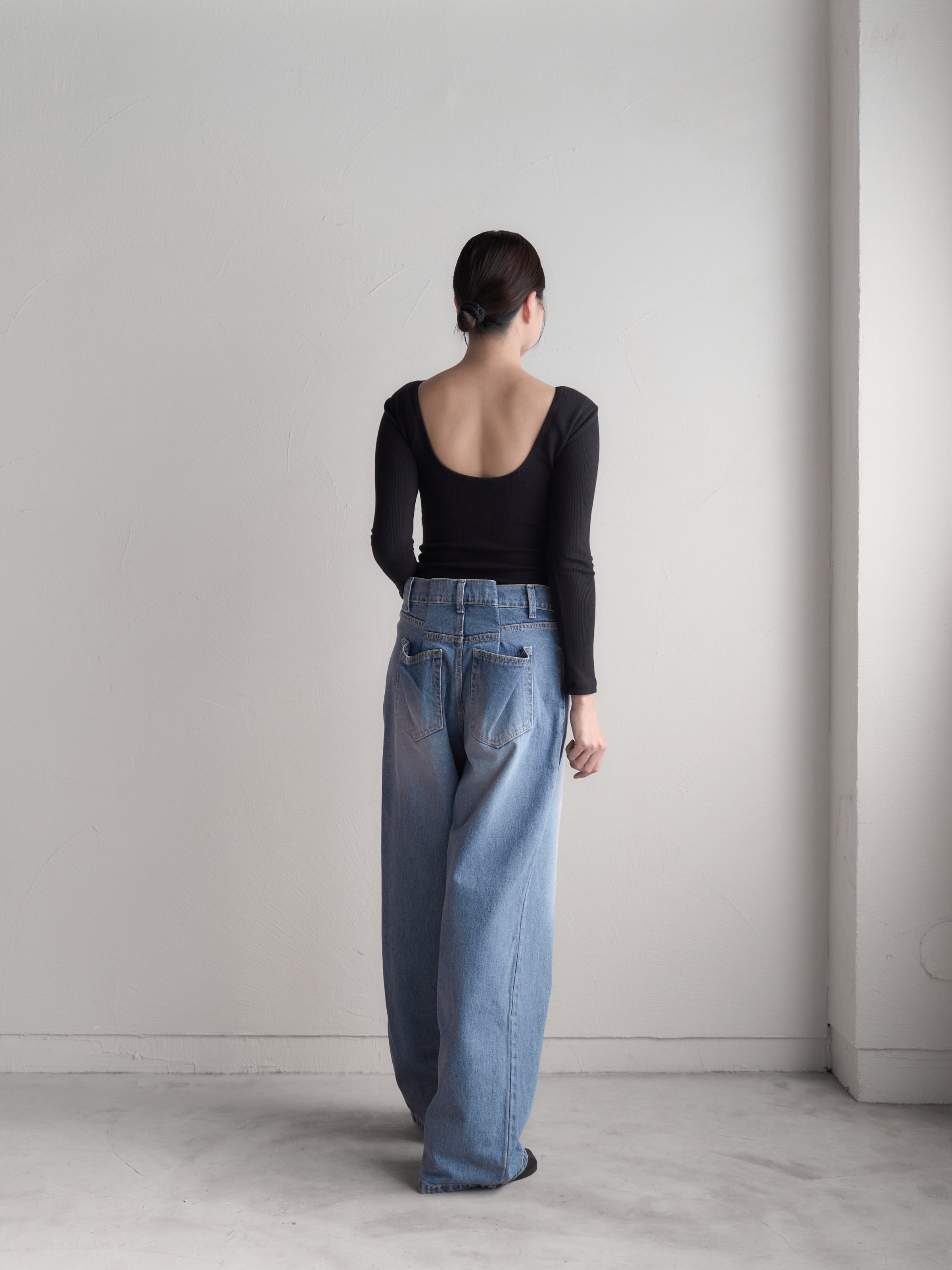 fete f Tucked Denim Pants タックデニムパンツ 6/19Fri.20Sat.NAGOYA POPUP再販開始!!】Tucked Denim Pants タック