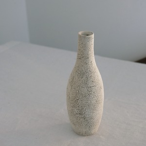 窯八　大橋睦　Kamahachi  Mutsumi Ohashi  粉引き　花入れ大　No.9