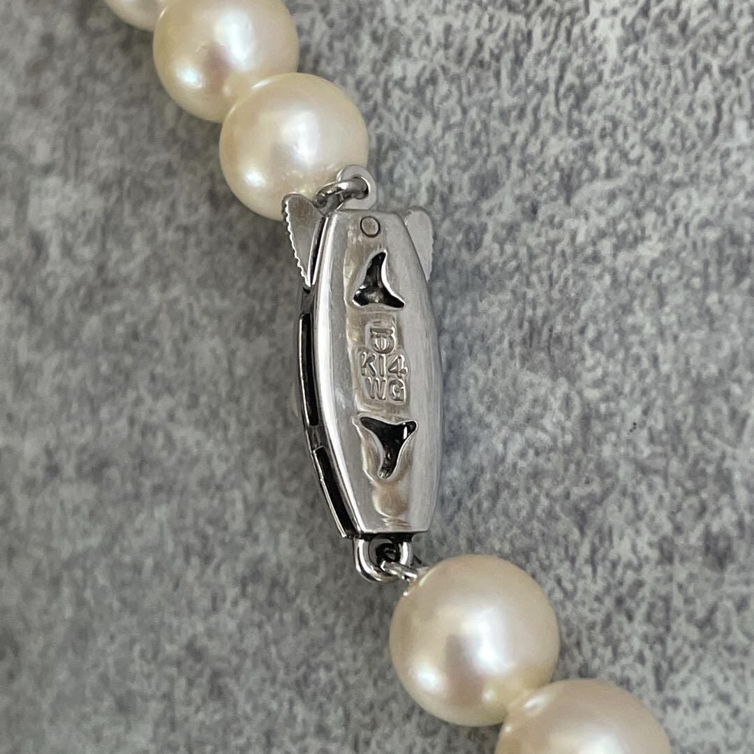 TASAKI 田崎　k14WG パールネックレス 本真珠　7ミリ TASAKI 田崎 k14WG パールネックレス 本真珠 7ミリ 28.6g | 1216anon