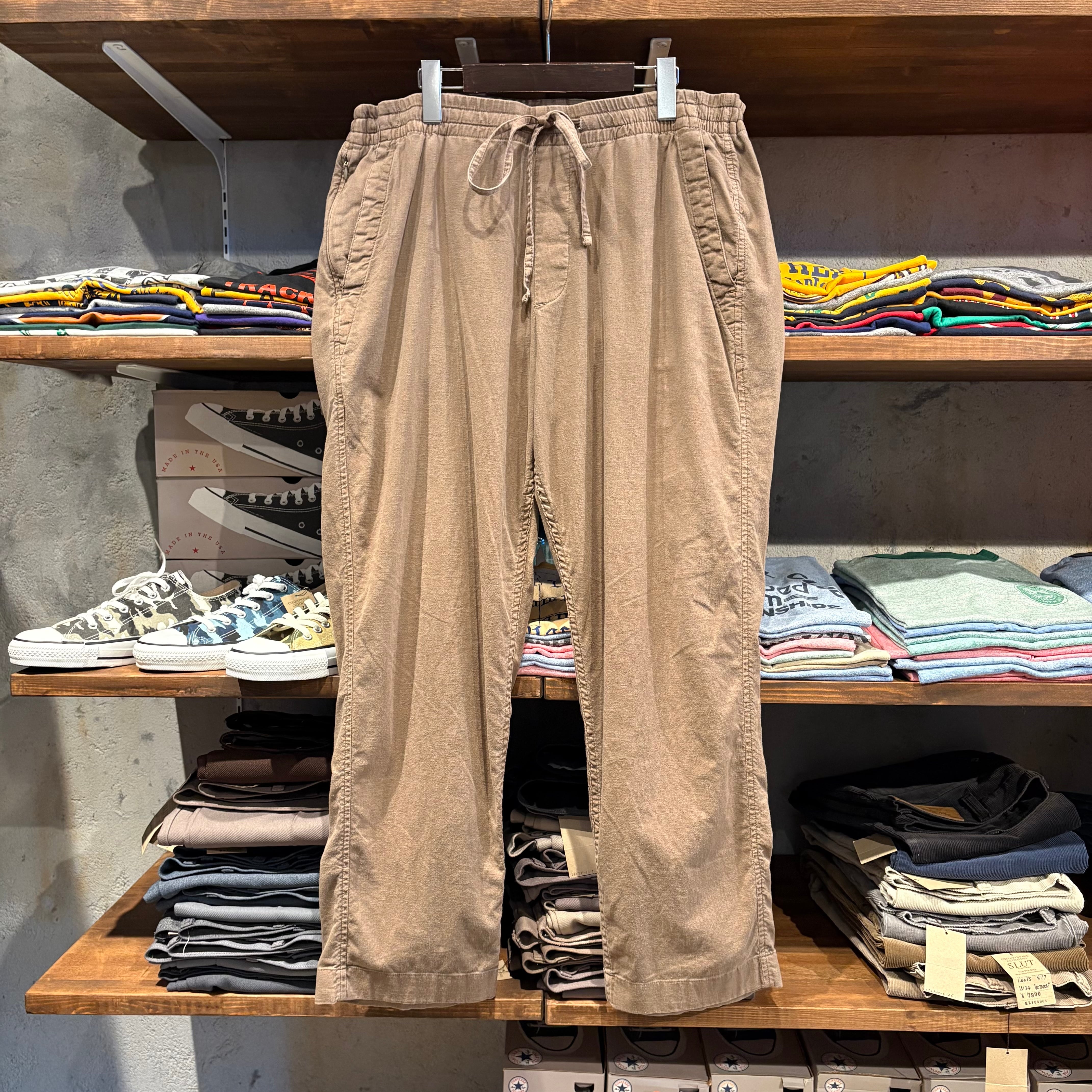 安いねぇ!!” 00s OLD NAVY Linen Pants size:XL (ivory) オールド