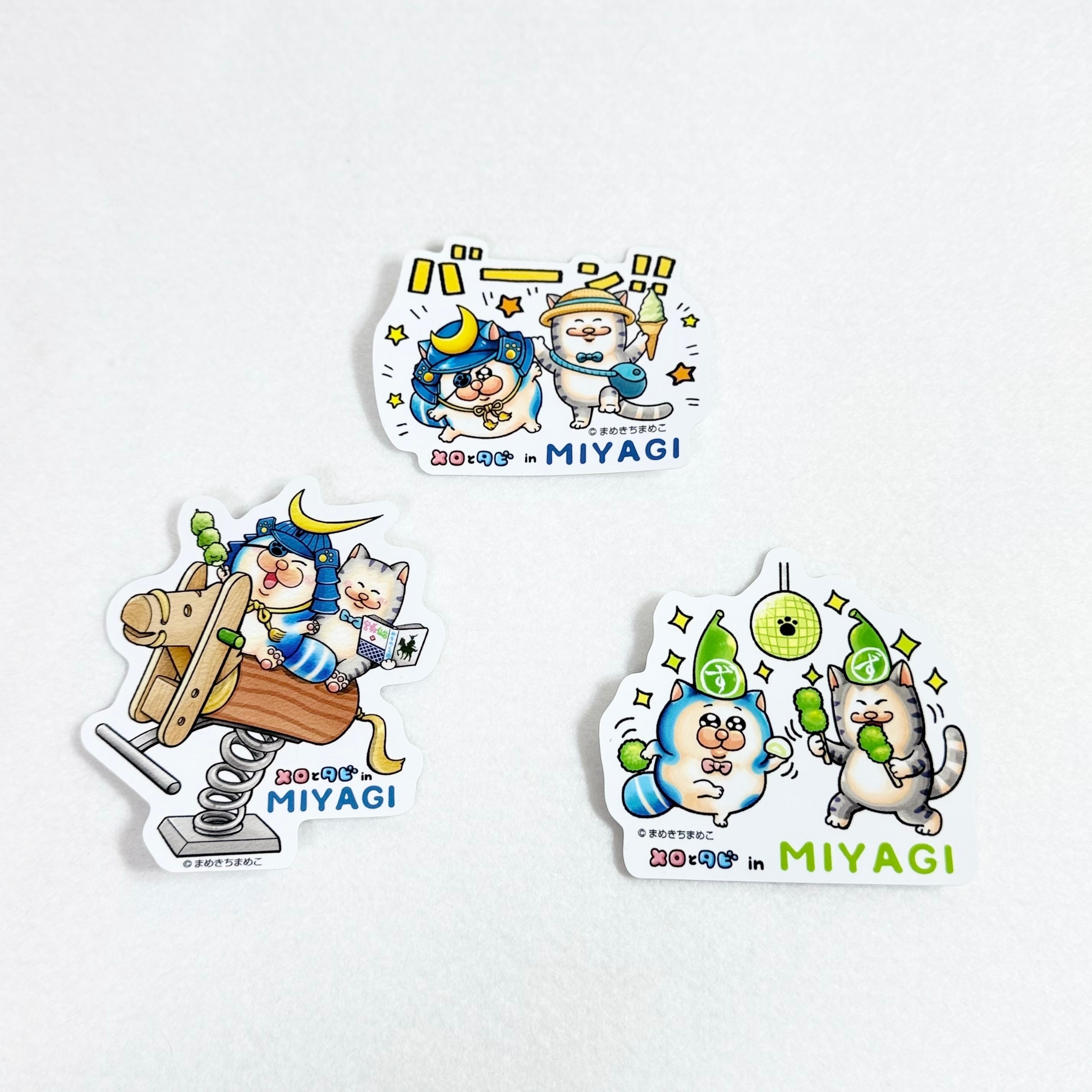 メロとタビ宮城 ステッカー | TORCH-Online Shop-