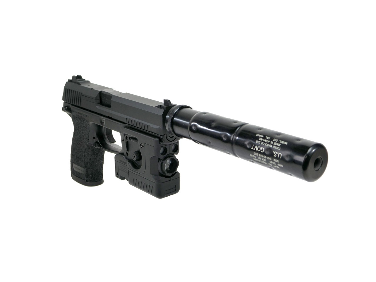 【custom】東京マルイ MK23 SOCOM(ソーコム) 影縫(カゲヌイ)+スティップリング+270ルーメン