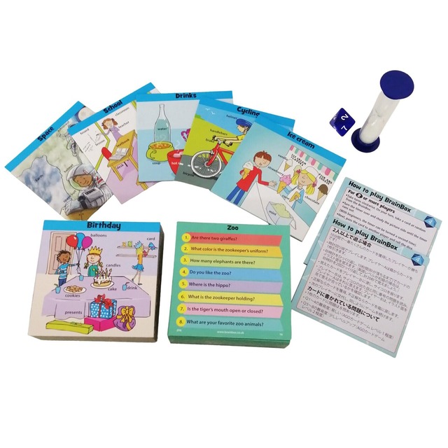 【数量限定】Green Board Games ブレインボックス 英語 カードゲーム AGO編 98152