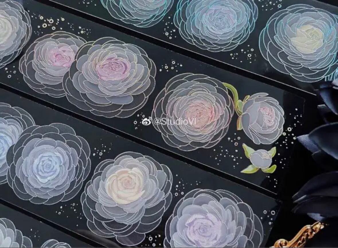 玉脂毛莨 フラワー系 装飾系 海外マステ 切り売り 1ループ | Pay ID