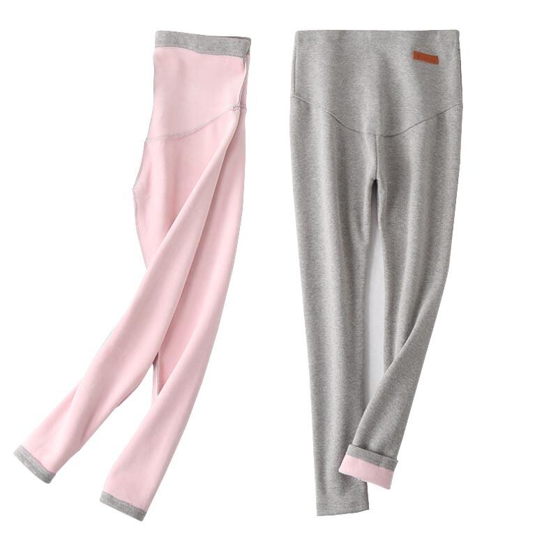 【新作】【送料無料】 ベルベットヒーティングピュアカラー妊婦レギンスソフトマタニティs冬暖かいズボン呼吸マタニティ服パンツ ウィンター 冬物 expec513834678052