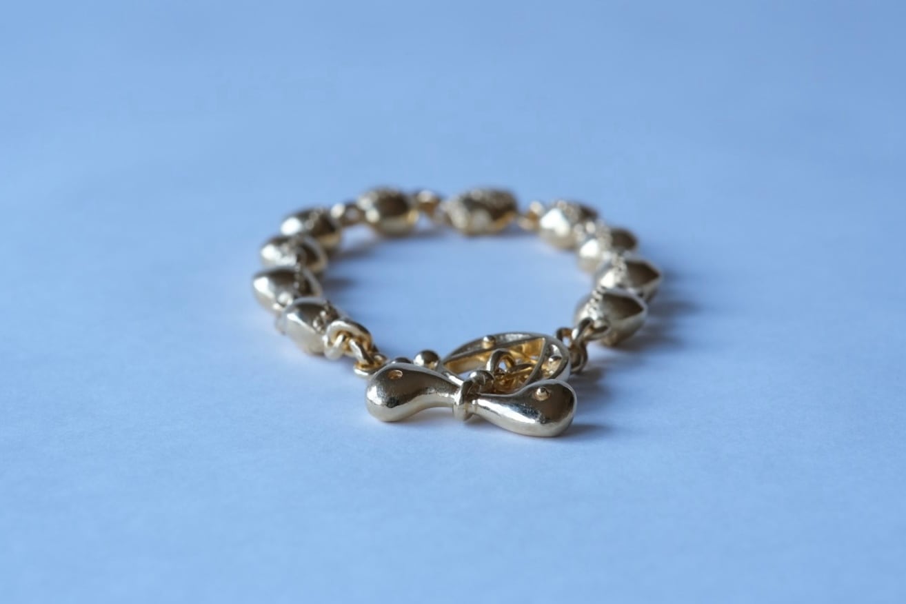 巡り ブレスレット 18kgp no,247