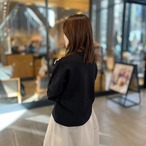 刺繍入りニットプルオーバー［40011］