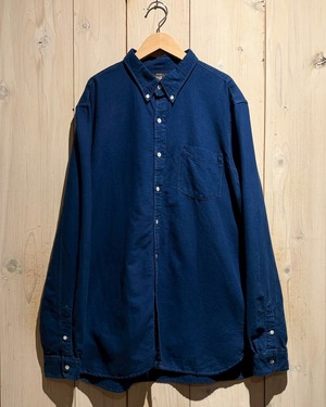 【a.k.a.C.a.k.a vintage】“RRL” Indigo Dye L/S Cotton Shirt