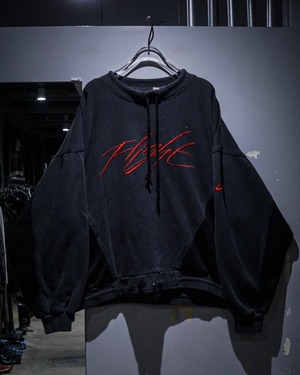 【add (C) vintage】90's “NIKE” Mesh Switching Vintage Loose Sweatshirt