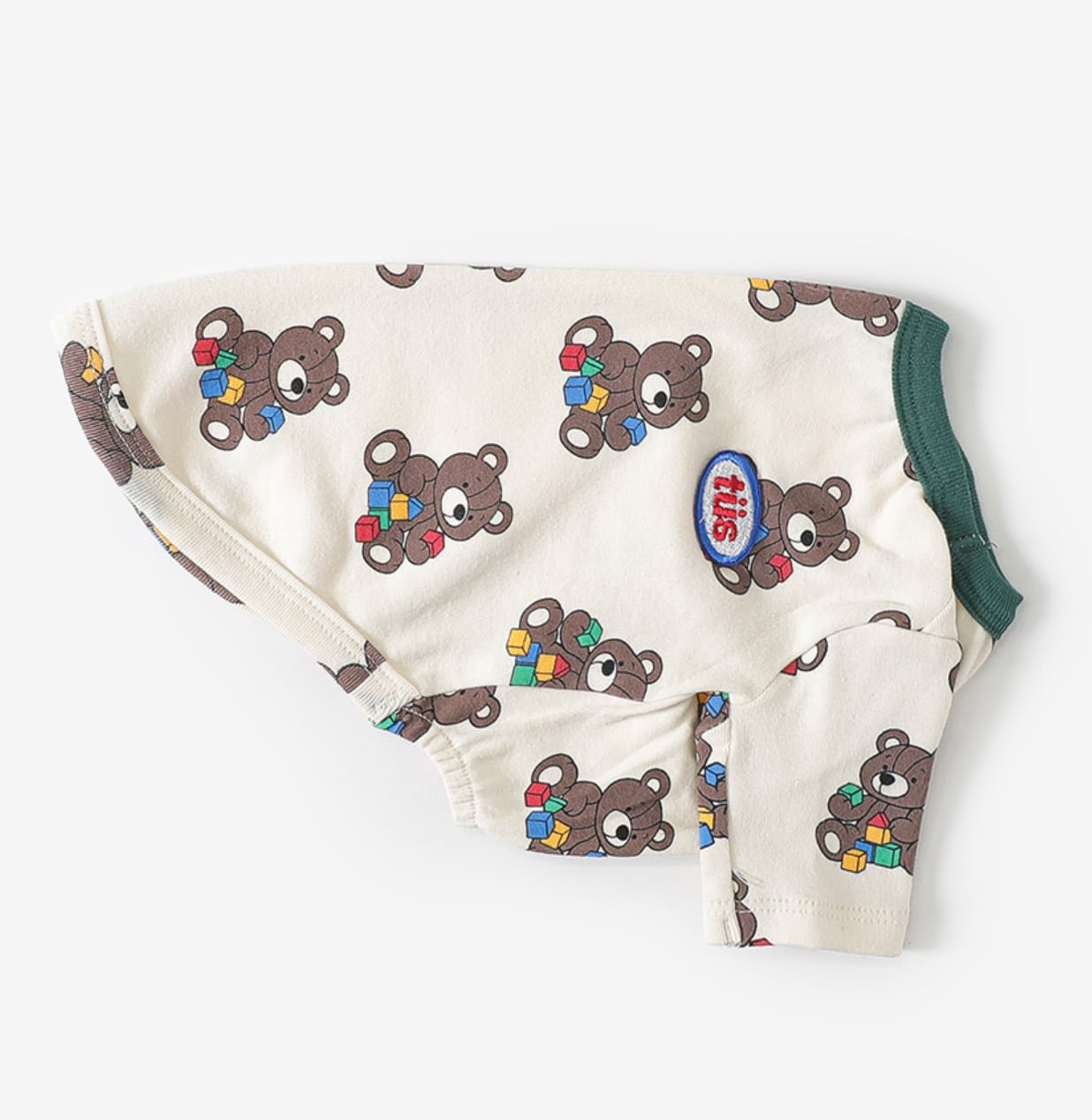 予約【TUSTUS】block toybear tee