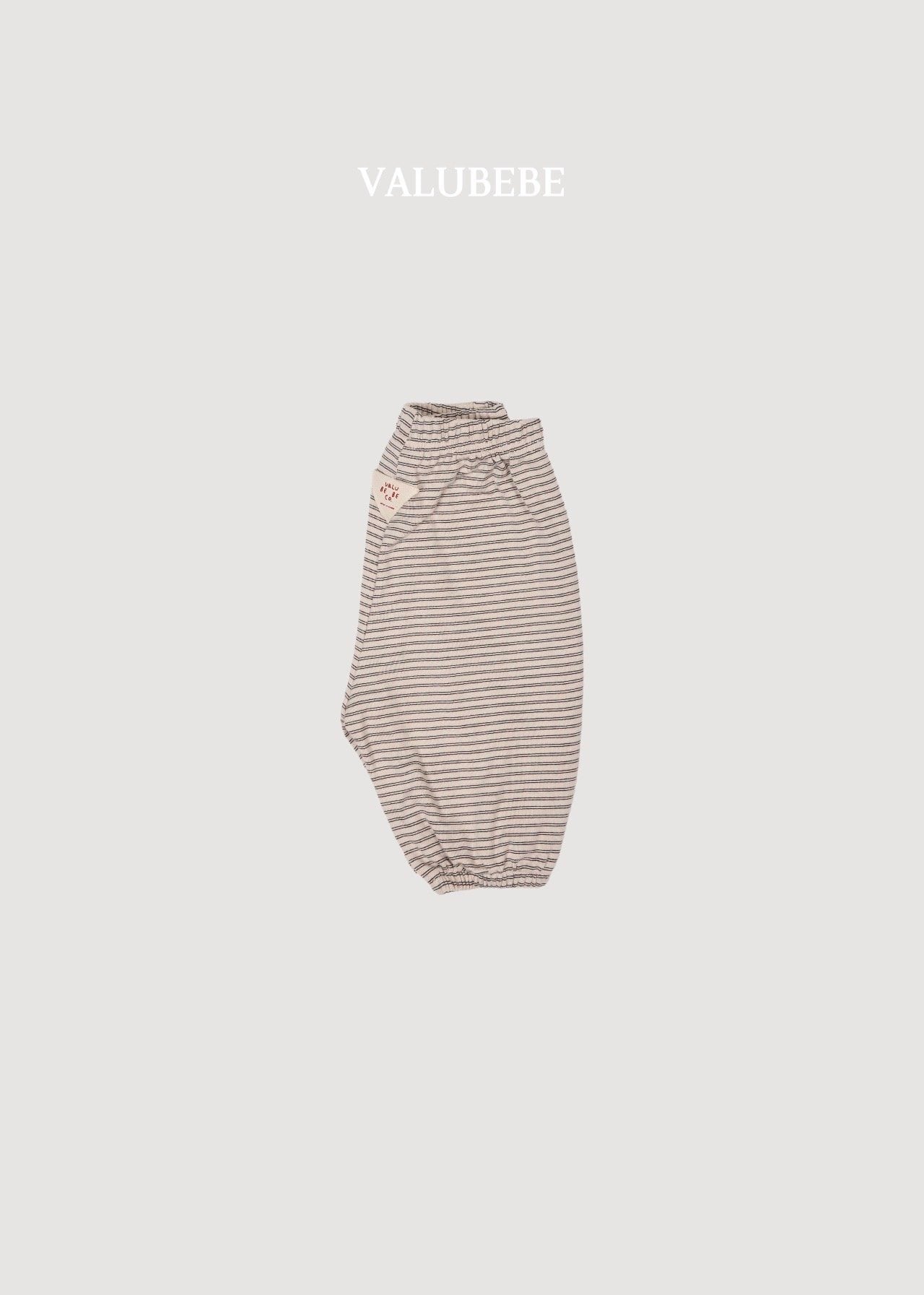 送料無料【予約】/ autumnエンボパンツ(ボーダー) /valubebe
