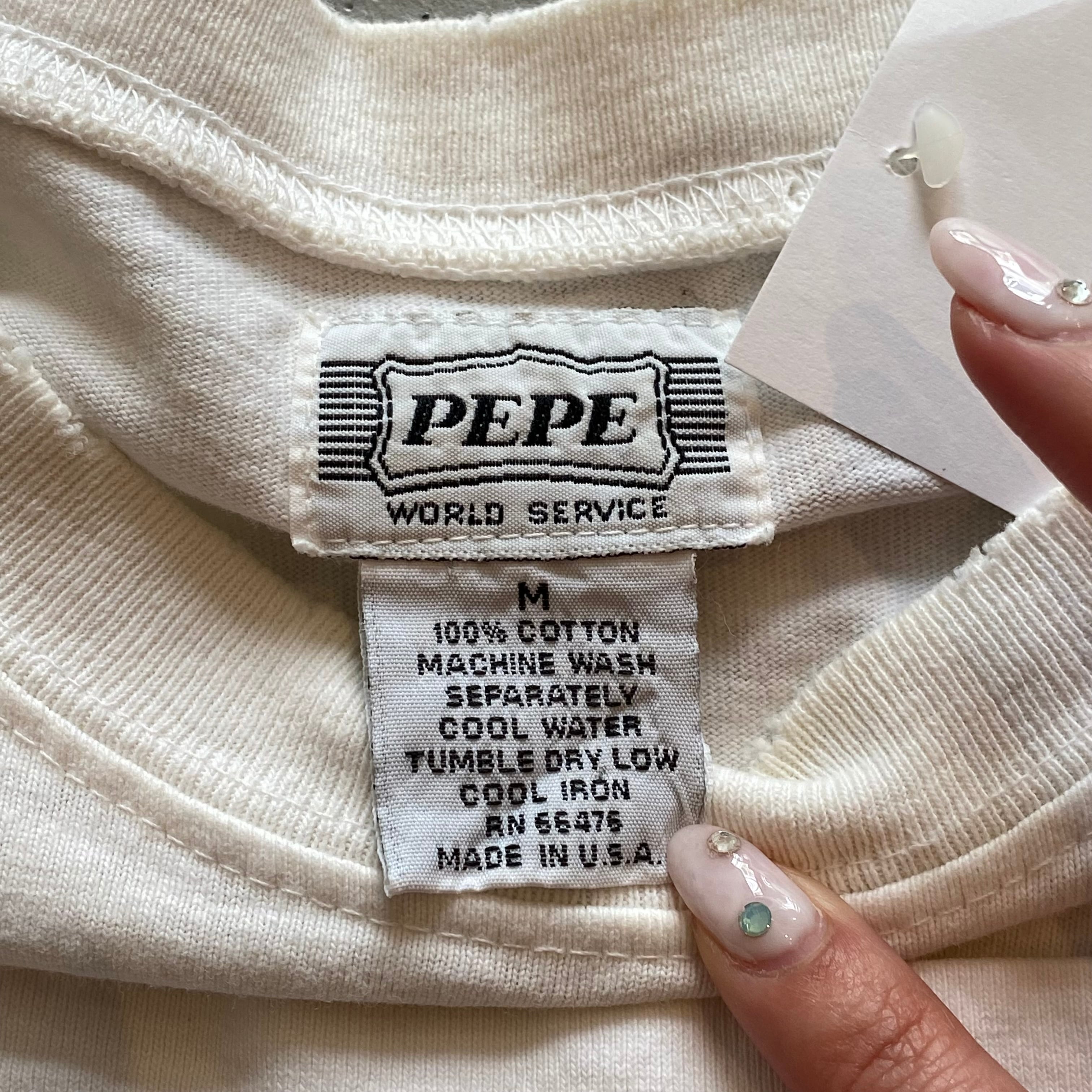 90s PEPE JEANS logo print T-shirt【高円寺店】 | What