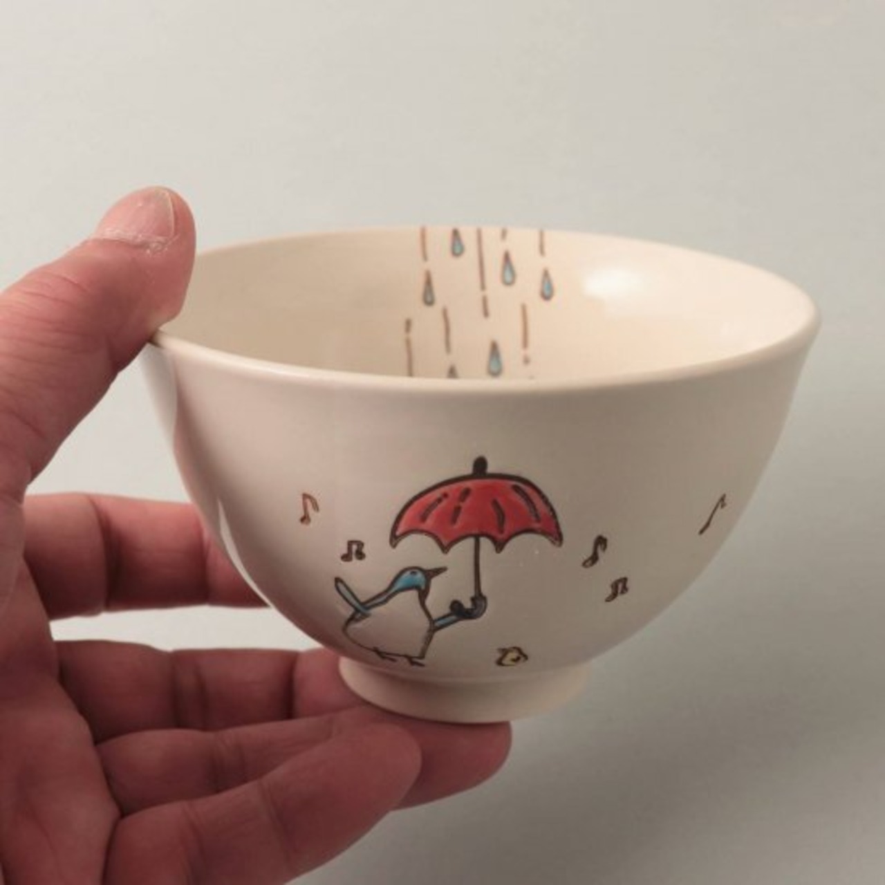 ペンギン 丸飯碗