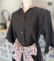 ワイドリボンkariyushiワンピース black