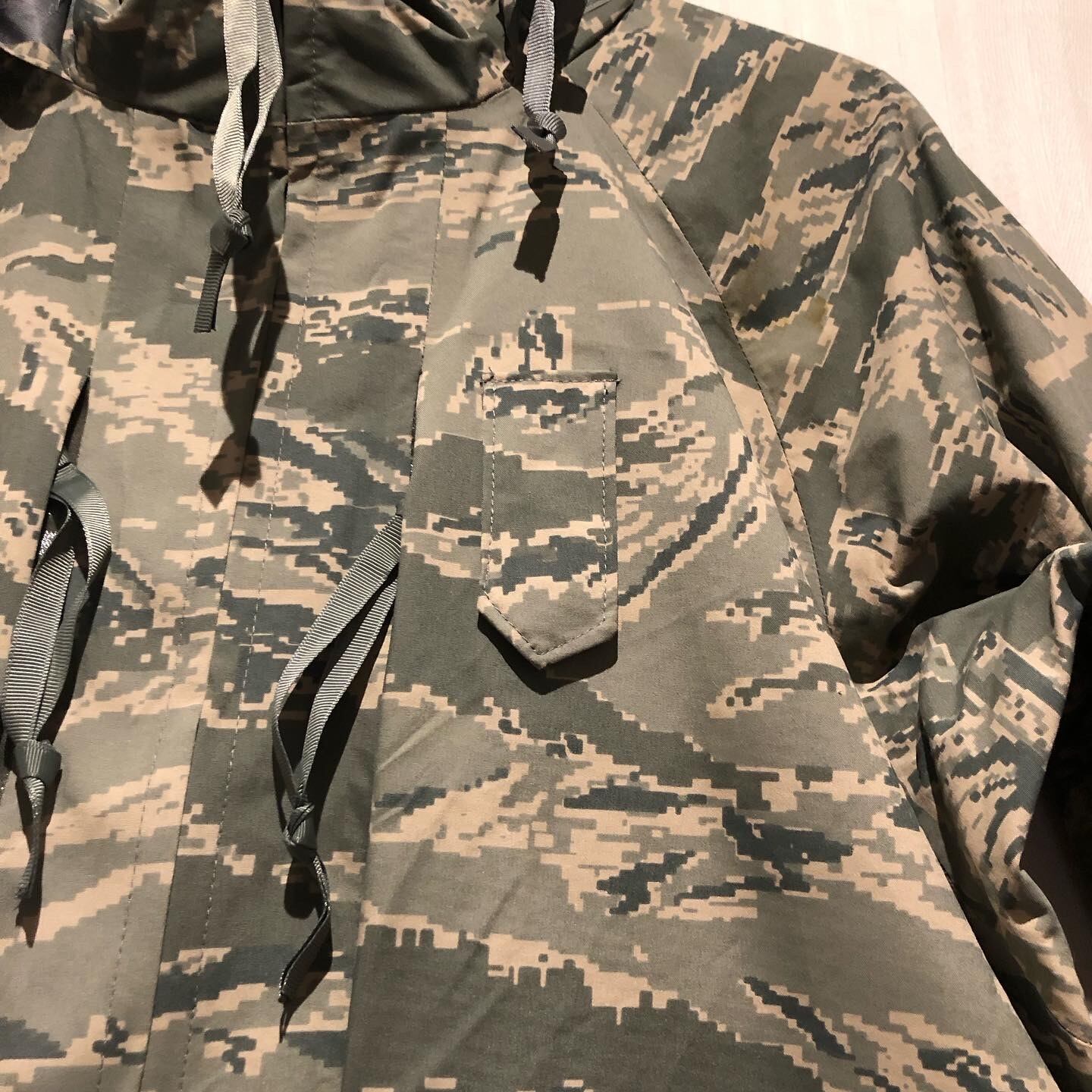 2008s usaf digital tiger stripe camouflage parka【高円寺店 
