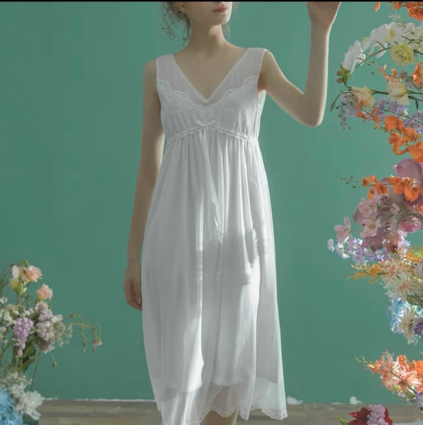 【3size/2color】lace design Sleeveless roomwear p530